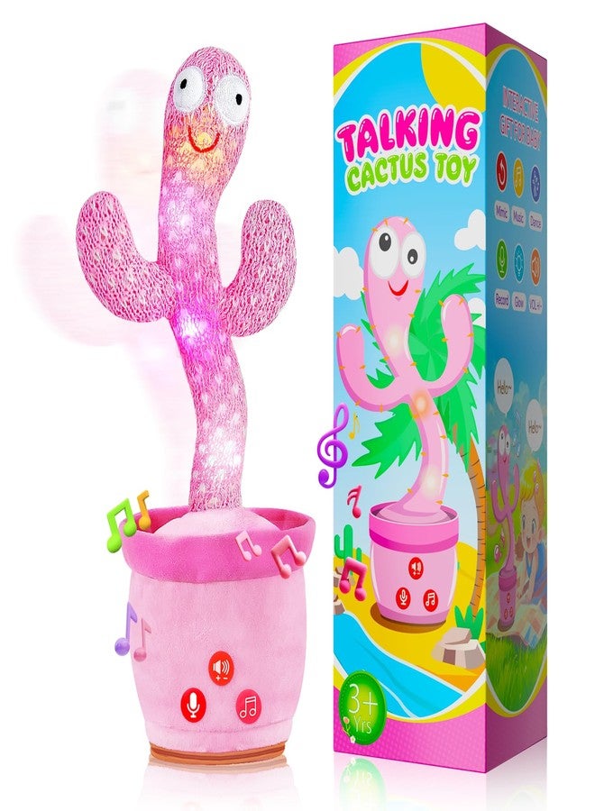 SANJOIN Dancing Talking Cactus Toy for Baby Toddlers, Baby Girl Toys, Volume Adjustable, Mimicking, Recording, Singing English Songs, Perfect Baby Toys & Gifts for Girls - Image 1