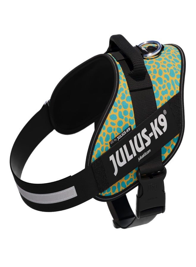جوليوس كيه 9 Julius-K9، 24IDCK9-LPRD-XL، حزام أمان للكلاب من IDC، مقاس: كبير جدًا، بنقشة جلد النمر (XL) - Image 1