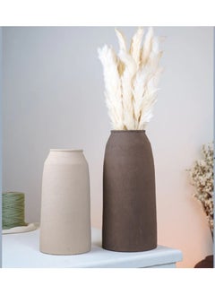 Set of 2 Handmade Rustic Vase