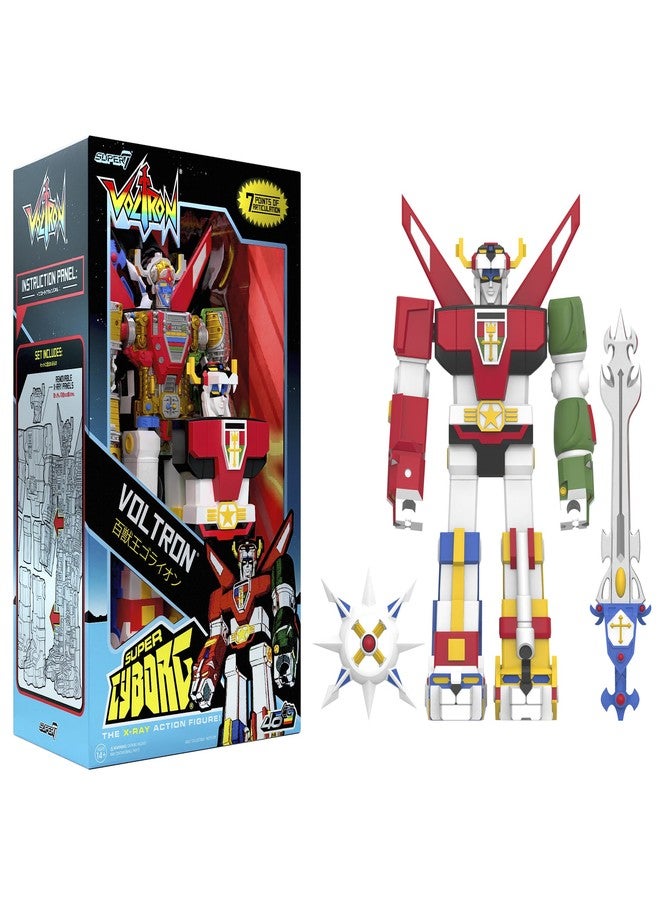 Super7 Super Cyborg Voltron - 11" Voltron Action Figure with Accessories Classic Cartoon Collectibles and Retro Toys - Image 1