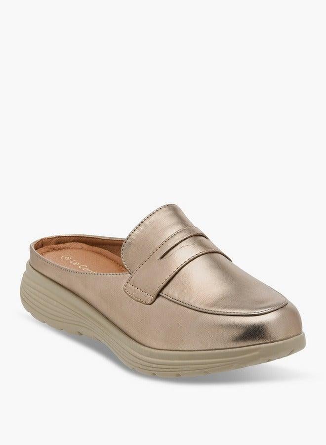Le Confort Women's Solid Slip-On Mules - Image 1