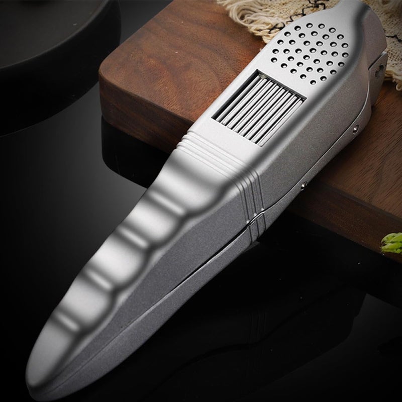 LABRIMP Manual Garlic Presser and Crusher Aluminum Alloy Handheld Garlic Masher Tool Multipurpose for Home Cooking - Image 3