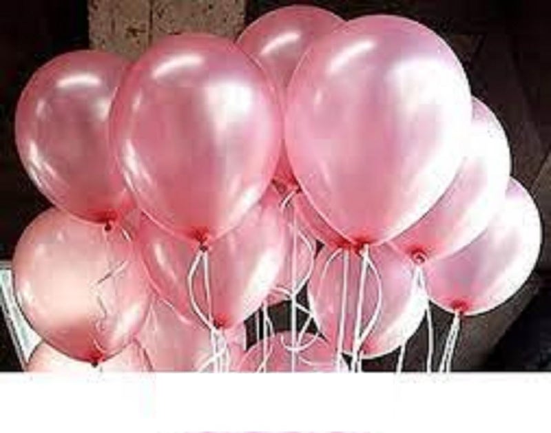 HK balloons 100Pcs White Pink Latex Balloons Premium Helium Balloons for Birthday Wedding Valentine Engagement Anniversary Christmas Festival Baby Shower Party Decorations Balloon - Image 5