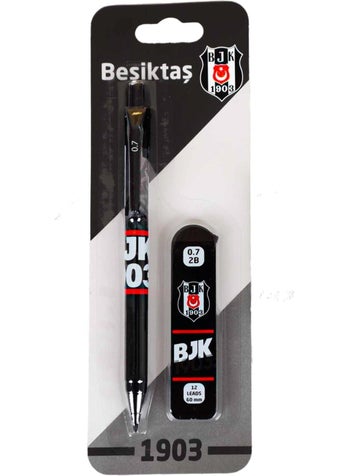 Beşiktaş Licensed Versatile Tip Pencil, 0.7 Mm Tip and Eraser Set  - Image 3