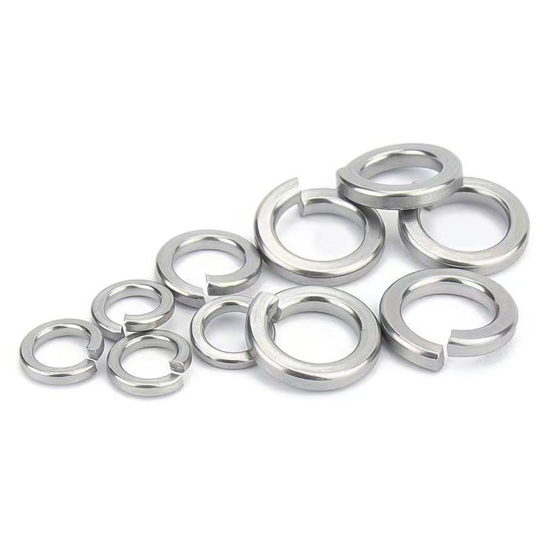 QBJFY M10 Spring Lock Washers,Metric Split Lock Washer,304 Stainless Steel Lock Washers for Screws Bolts,50Pcs - Image 5