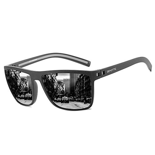 ZENOTTIC Polarized Sunglasses for Men Lightweight TR90 Frame UV400 Protection Square Sun Glasses - Image 1