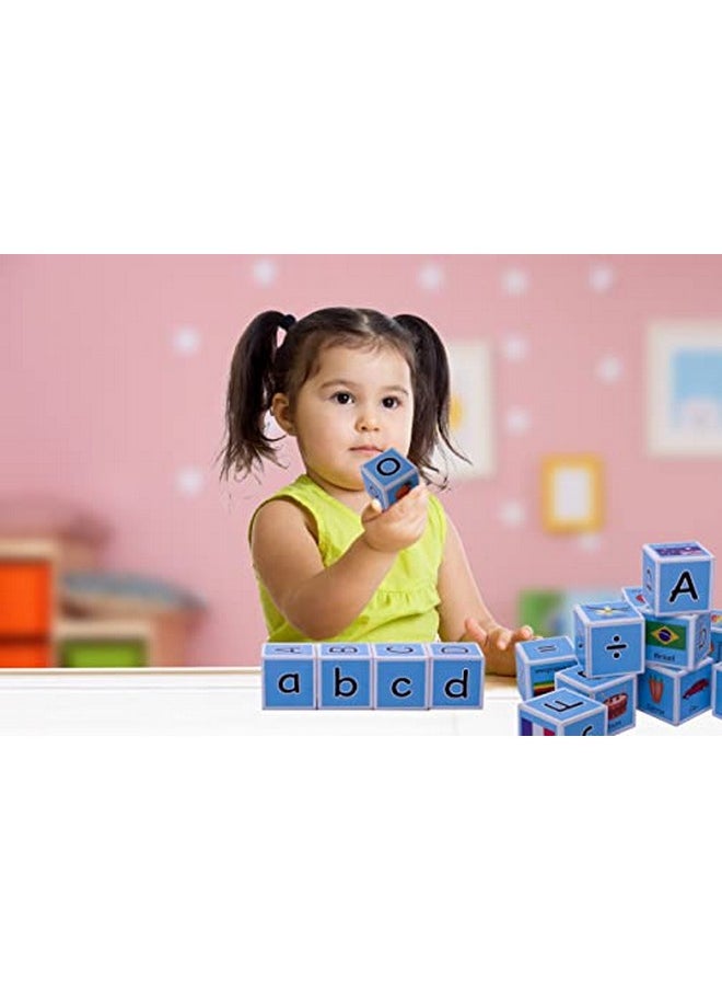 Funskool Funskool Giggles - My First Block,Learning Acitvity,Motor Skills, Learn Letters and Numbers, Fruits & Vegetables, Country Flags, Mutlicolor,for 3 Years and Above.  - Image 5