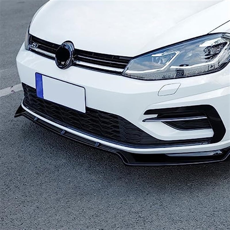 Wivplex Front Bumper Lip Spoiler for VW Golf MK7 MK7.5 - Image 2