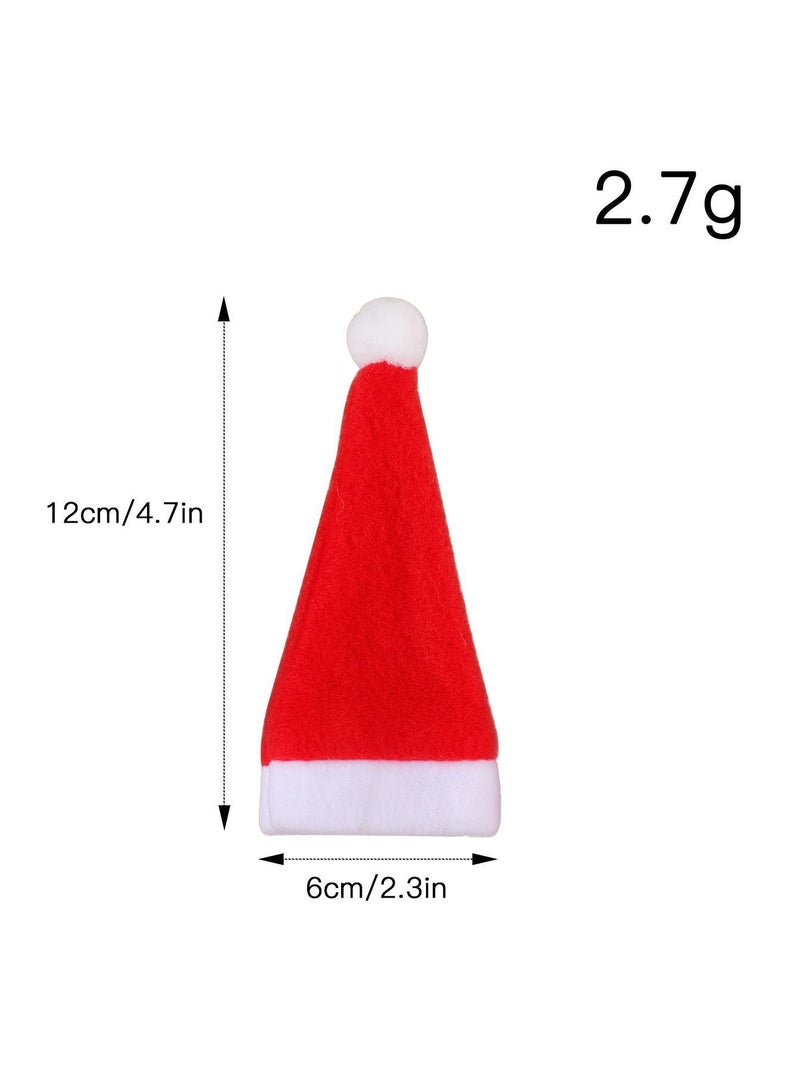 Y&D 8Pcs santa hat knife and fork bags covers cutlery for christmas decor - Image 3