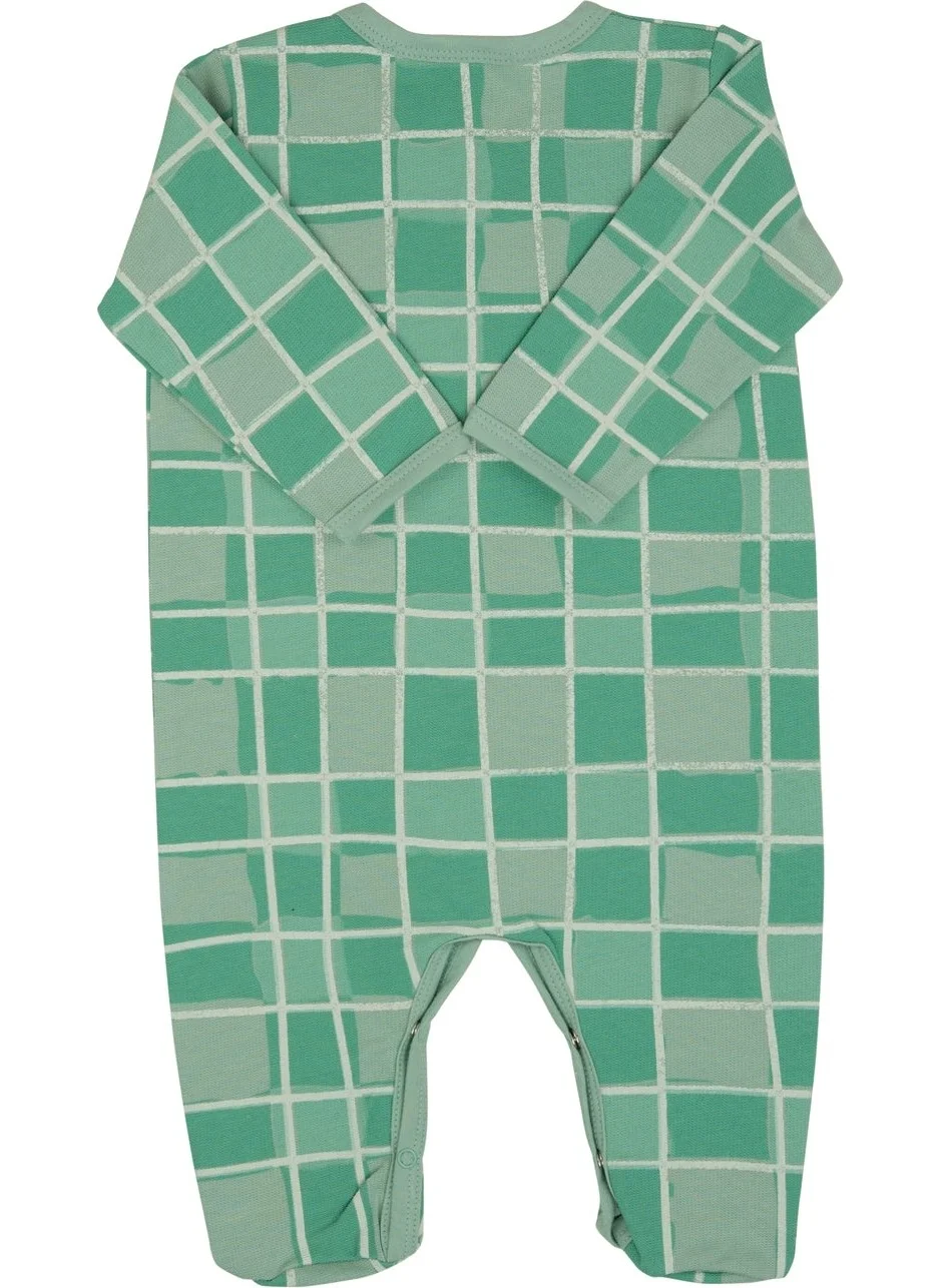 Jrmori Square Printed Halter Jumpsuit