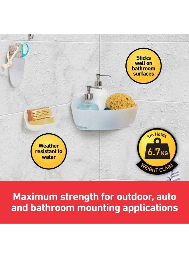 Scotch  Double Sided Tape by 3M, 1M Holds 6.7Kg, Works On Uneven Surfaces, Weather Resistant - Image 4