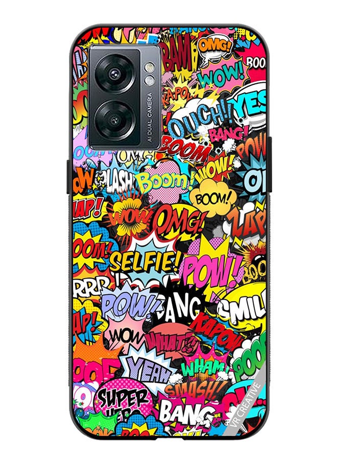 VR CREATIVE Protective Case Cover For OnePlus Nord N300 Pop Art Design Multicolour - Image 1