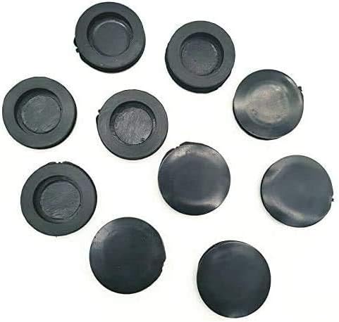 EatingBiting 10Pcs Outer Diameter 37mm145 Inner Diameter 23mm09 Black Rubber Money Saving Box Piggy Bank Box Closure Plug Stopper Cover - Image 1