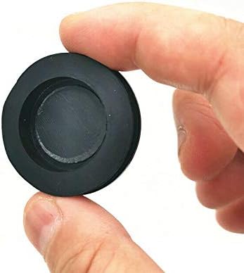 EatingBiting 10Pcs Outer Diameter 37mm145 Inner Diameter 23mm09 Black Rubber Money Saving Box Piggy Bank Box Closure Plug Stopper Cover - Image 4