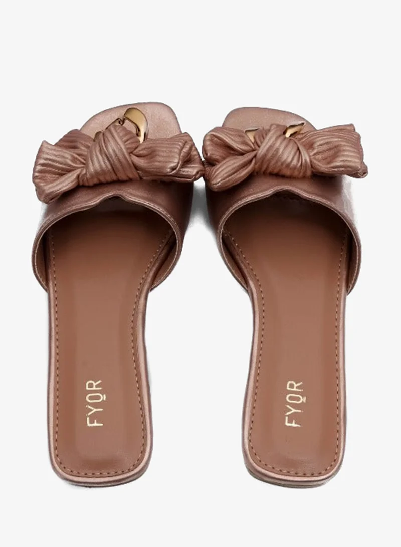 Fyor  Knotted Slide Sandal MY 228 for Women | Best Price UAE