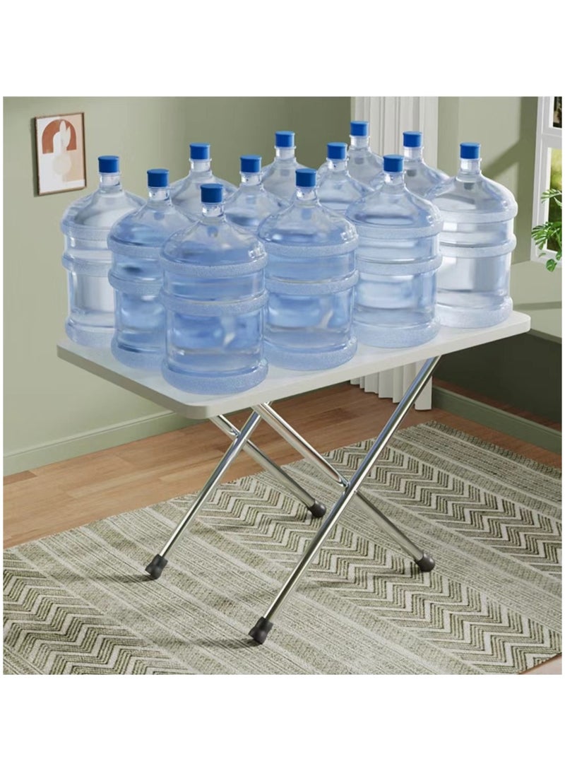 Home Time Family time White folding table 70x40x70cm - Image 1