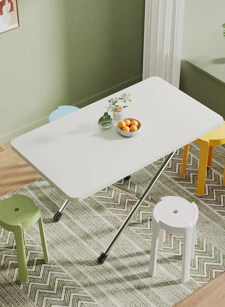 Home Time Family time White folding table 70x40x70cm - Image 4