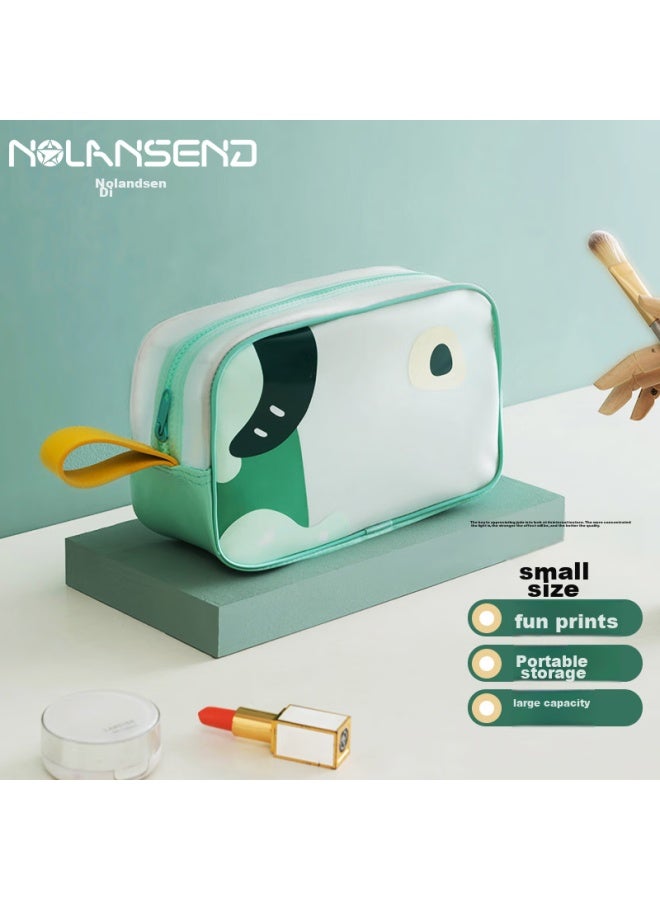 NOLANSEND Nuolansendi Travel Toiletry Bag, Semi-transparent Water-resistant Makeup Bag, Portable Handheld Sports Storage Bag, N561 Small Size - Image 1