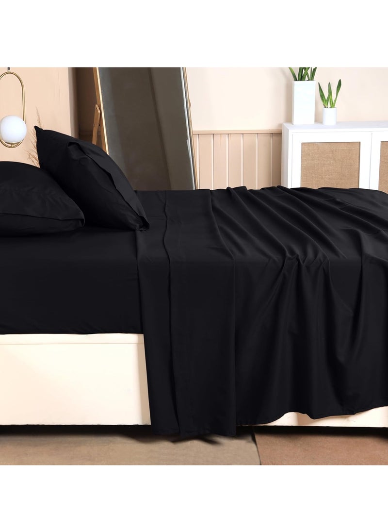 Generic - Single Fitted Sheet Set: Simple and Comfortable Bedding - Image 1