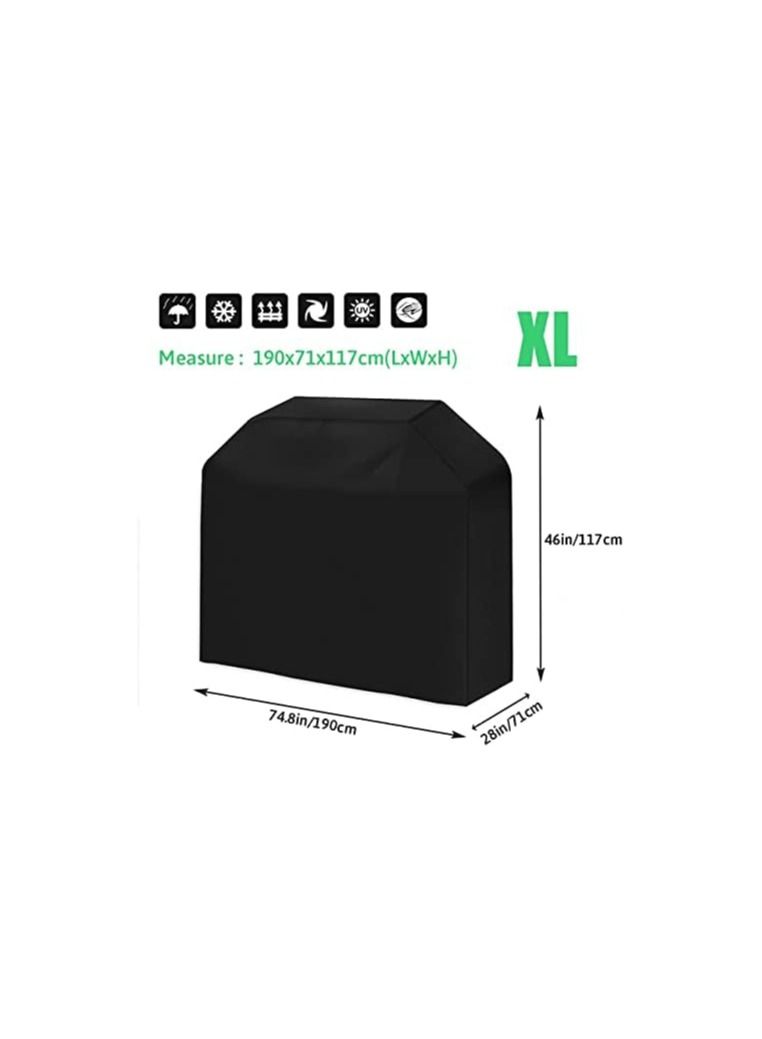 Dubkart Anti Dust & Waterproof Barbeque Grill Cover (190 x 71 x 117cm) - Image 2
