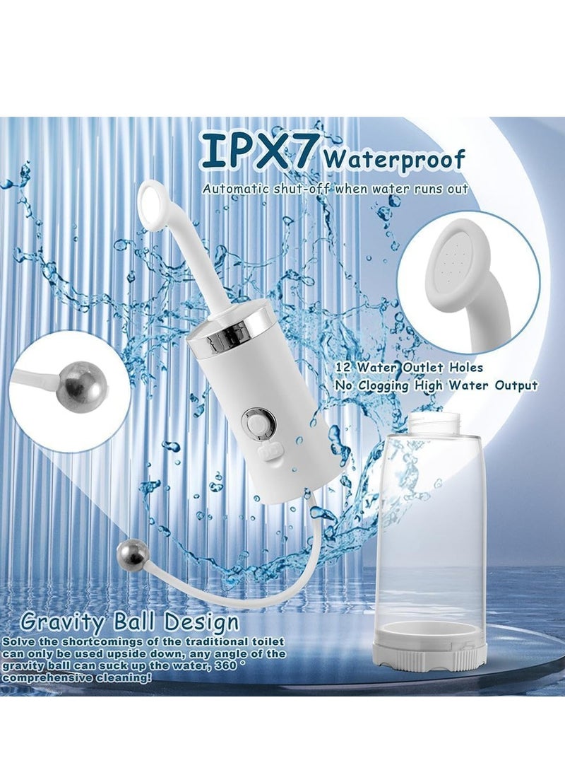 Y&D 4 Pressure Electric Shattaf,Portable Bidet Sprayer for Travel,Electric Personal Bidet Bottle with 250ml tank,Handheld Bidet Shattaf For Hygiene Cleaning  - Image 5