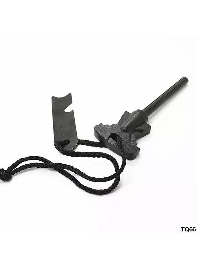 Linist عصا مغنيسيوم لإشعال النار من لينست مع فتاحة زجاجات، إشعال نار من الفلين والفولاذ لأدوات البقاء، التخييم، المشي في الطبيعة - Image 2