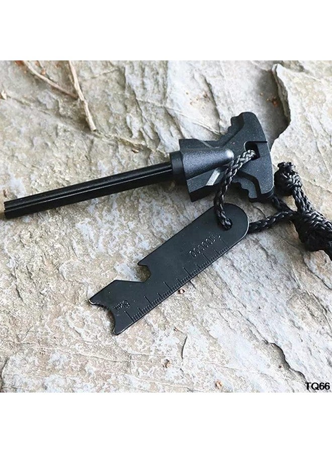 Linist عصا مغنيسيوم لإشعال النار من لينست مع فتاحة زجاجات، إشعال نار من الفلين والفولاذ لأدوات البقاء، التخييم، المشي في الطبيعة - Image 4