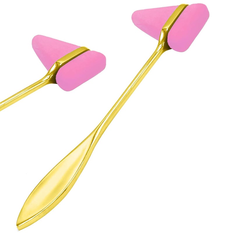 Gold Plated Pink - Taylor Tomahawk Reflex Hammer for Examination - Ideal for Students, Nurses, Doctors, Medics, EMT