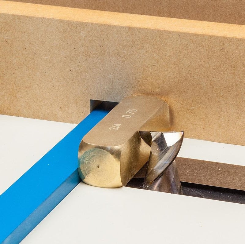 ROCKLER Setup Bars Woodworking (11 sizes) - Precision Brass Height Gauge Master Set with Case - Brass Bar Gauge Blocks from 1/8'' to 3/4'' in 1/16'' - Table Saw Accessories - Image 4