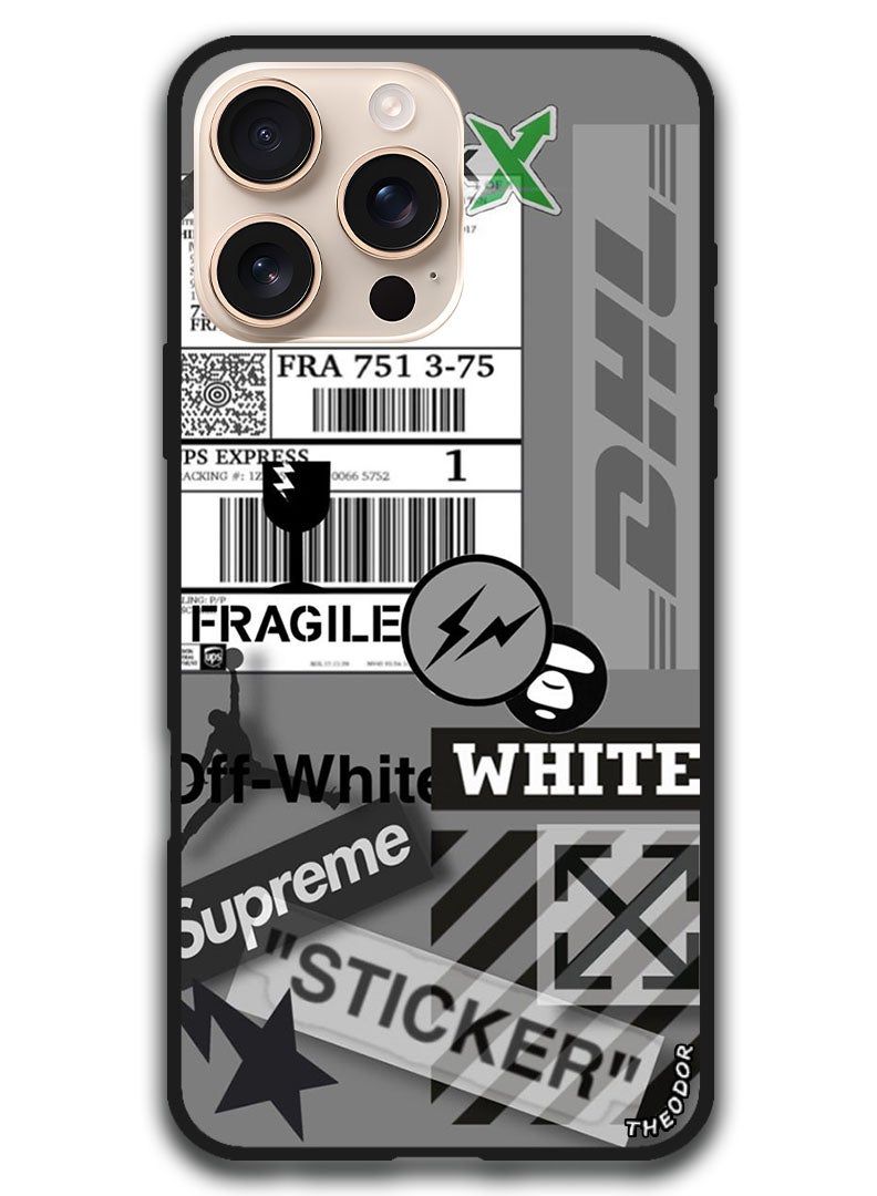 Theodor غطاء واقي مضاد للخدش ومقاوم للصدمات لجهاز آيفون 16 برو ماكس (6.9) بوصة خلفية هايبيست - Image 1