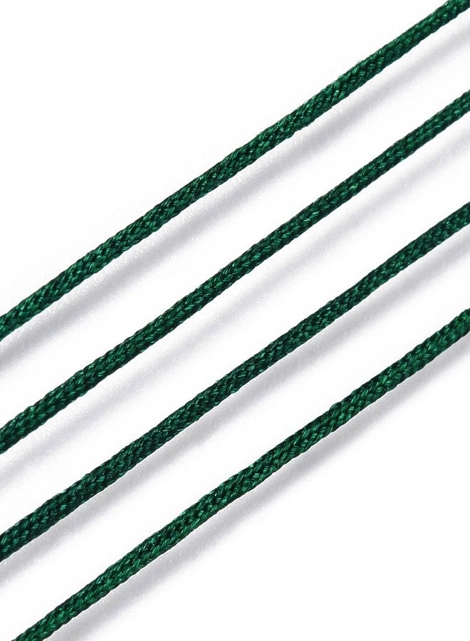 EEE ELECRELIVE Nylon String for Bracelets, 0.6mm Nylon Cord Nylon Beading Thread 43 Yards Friendship Bracelet String Chinese Knotting Cord for Kumihimo Necklaces Tassels Jewelry Crafts (Dark Green) - Image 3