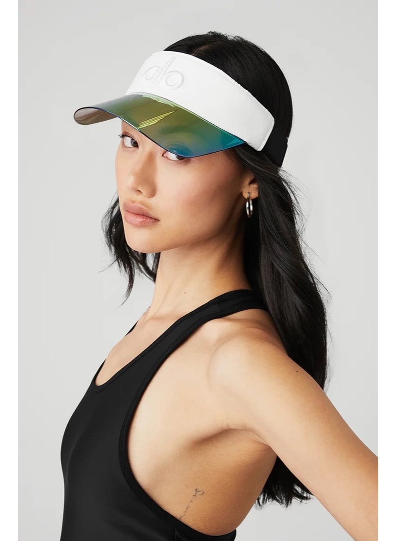 alo Alo Yoga Empty Cap Sunscreen Sun Visor Outdoor Sports Tennis Golf Cap Internal Mesh Sweatband - Image 1