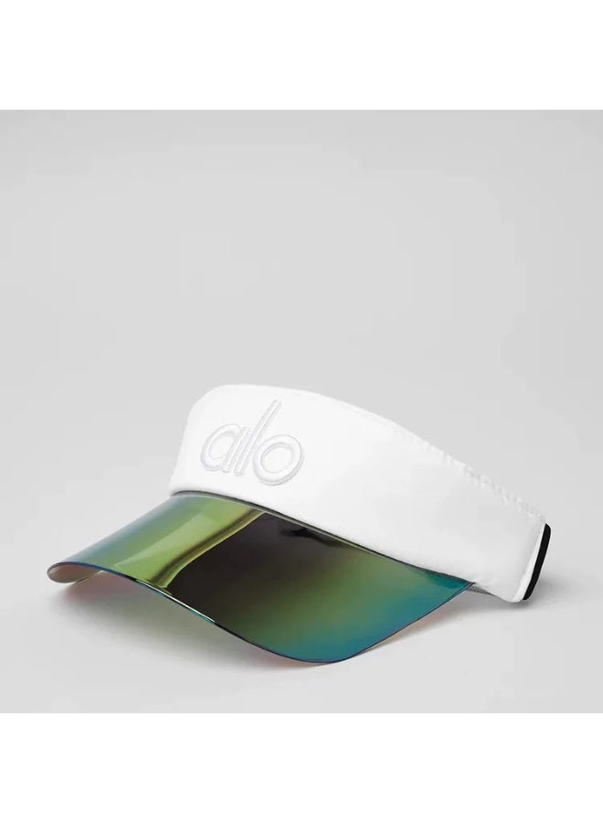 alo Alo Yoga Empty Cap Sunscreen Sun Visor Outdoor Sports Tennis Golf Cap Internal Mesh Sweatband - Image 3