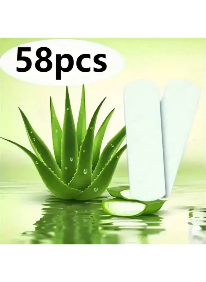 58 Pieces Individually Wrapped Aloe Vera Gel Patch for Sports Outdoor Care - Image 1