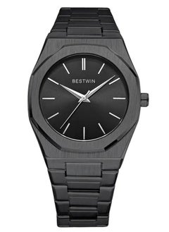 Black bracelet with black dial