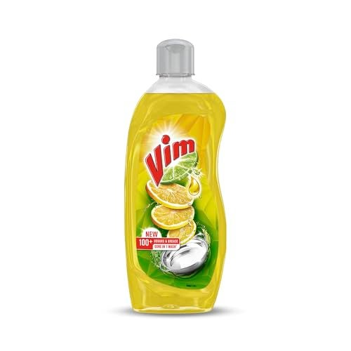 Vim Dishwash Liquid Gel Lemon 500 ml Bottle - Image 1
