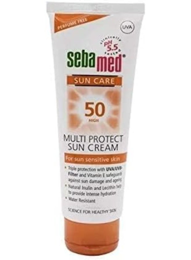 SEBAMED SUN CARE MULTI PROTECT SUN CREAM SPF 50 75ML - Image 2