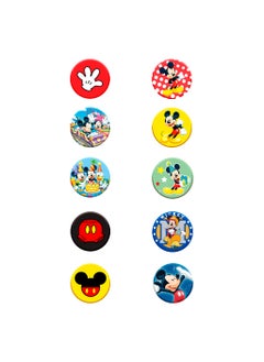 FRUITFUL PARTY Mickey Mouse Pin Set, 10pcs Mickey Pin Set with 10diffirent designs for Cartoon Themed Party Favors  - Image 2