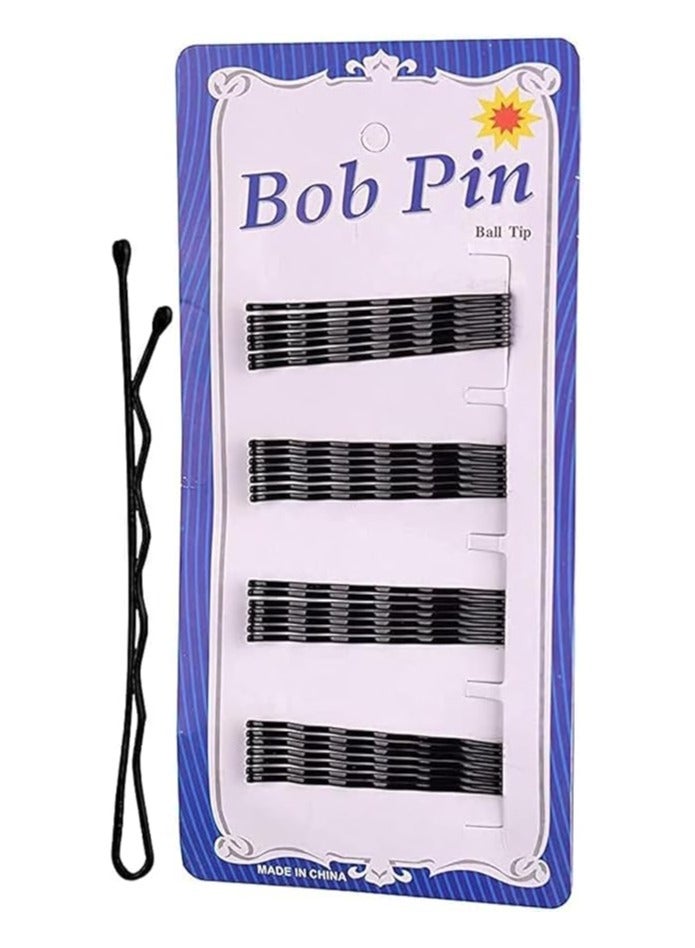 Bobby Pins, 28 Pieces, Black