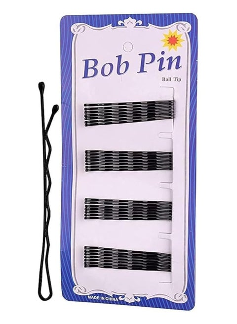 Bobby Pins, 28 Pieces, Black