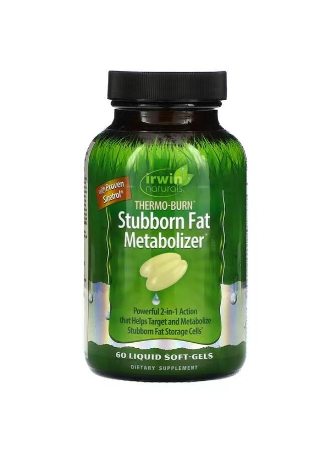 Irwin Naturals Irwin Naturals Thermo-Burn Stubborn Fat Metabolizer 60 Liquid Soft-Gels 