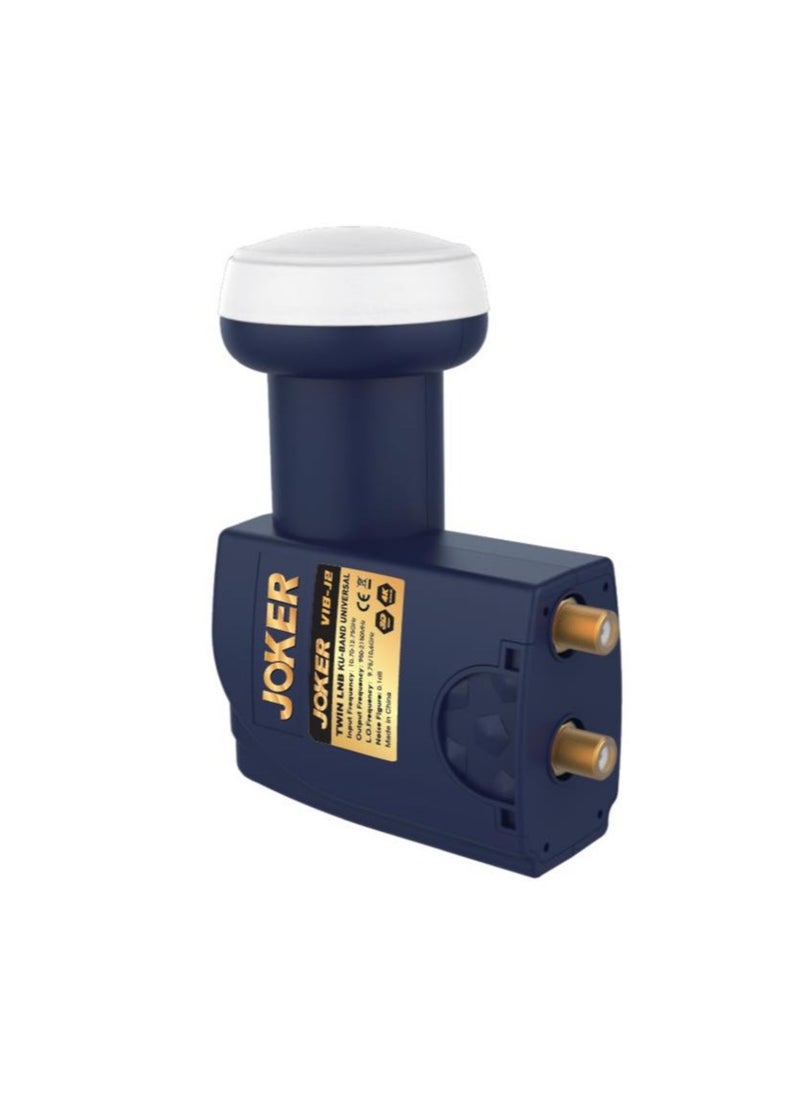 JOKER - LNB Joker VIB - J2 Twin LNB KU-Band Universal - Dark Blue - Image 1