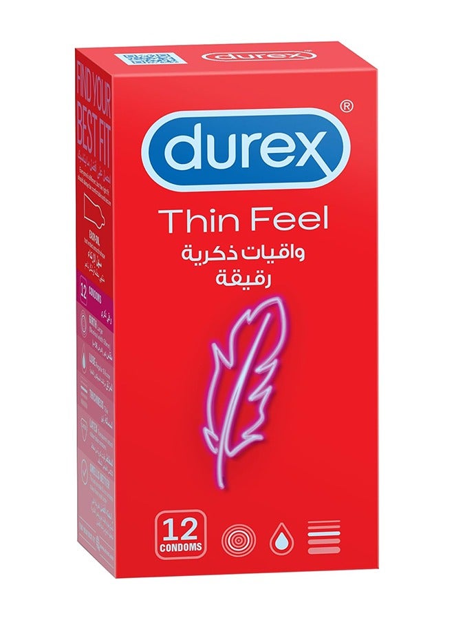 Durex Thin Feel 12 Condoms - Image 1
