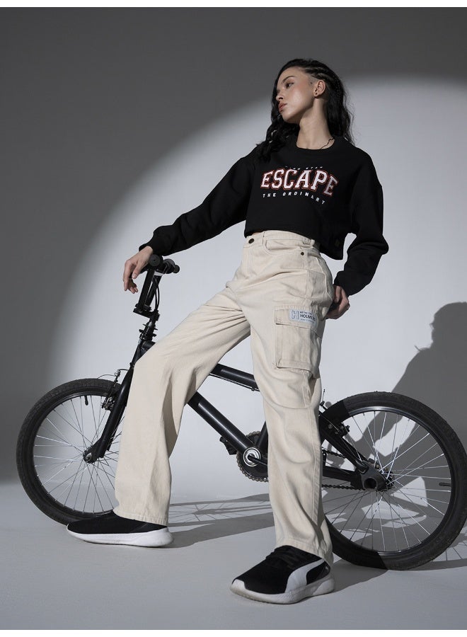 Hubberholme Women Offwhite Jeans - Classic and Versatile Everyday Wear  - Image 1