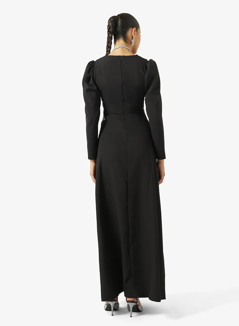 خزانة Embroidered A-line Dress