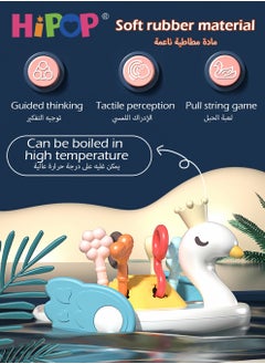 HIPOP Infant Toys wtih Food Grade Chewable,Multi-Function Enlightenment Sorting Baby Toys  - Image 4