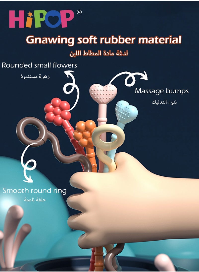 HIPOP - Infant Toys wtih Food Grade Chewable,Multi-Function Enlightenment Sorting Baby Toys - Image 1