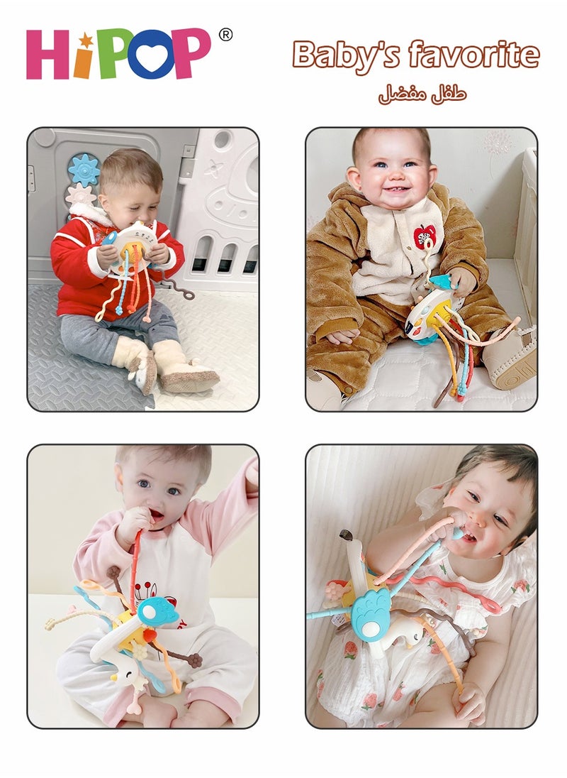 HIPOP - Infant Toys wtih Food Grade Chewable,Multi-Function Enlightenment Sorting Baby Toys - Image 1