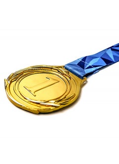 Generic Set of 3 Number Medals, Gold Silver Bronze Award Medals with Ribbon, Winner Awards 1st 2nd 3rd Metal Medals, Olympic Style Winner Awards for Sports, Party, Tournaments, Competitions（Diam：2.75 Inch）  - Image 2