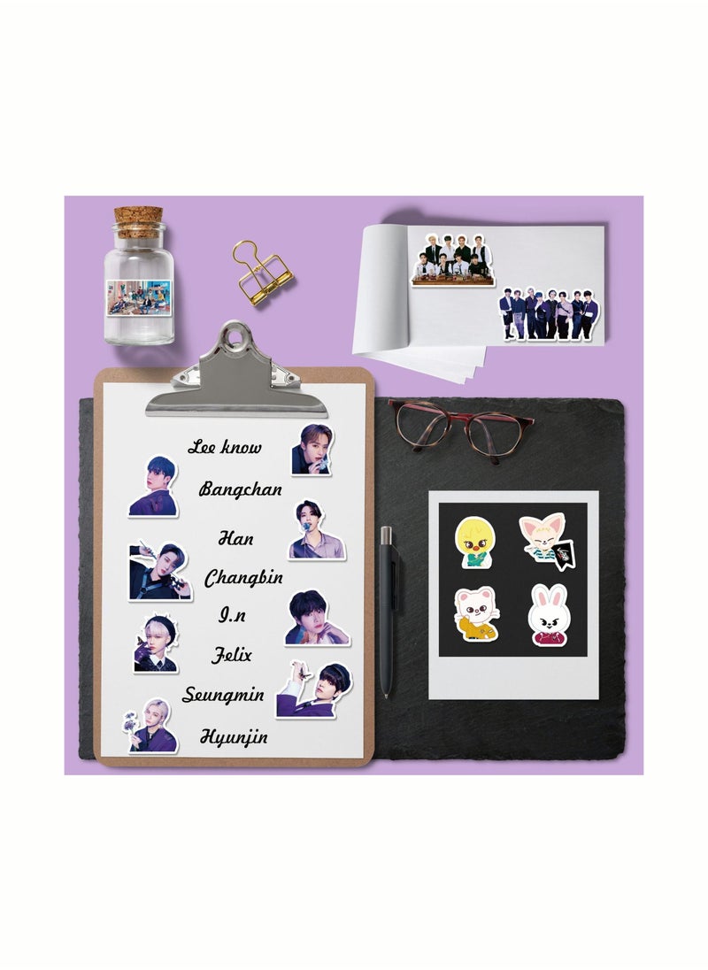EHOME - 91-Pcs KPOP StrayKids MANIAC New Album Waterproof Sticker Pack - Image 1